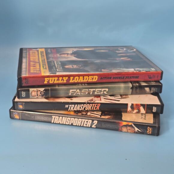 Movie Bundle Action Lot 4 – Transporter Duo, Fully Loaded, Faster - Picture 1 of 9